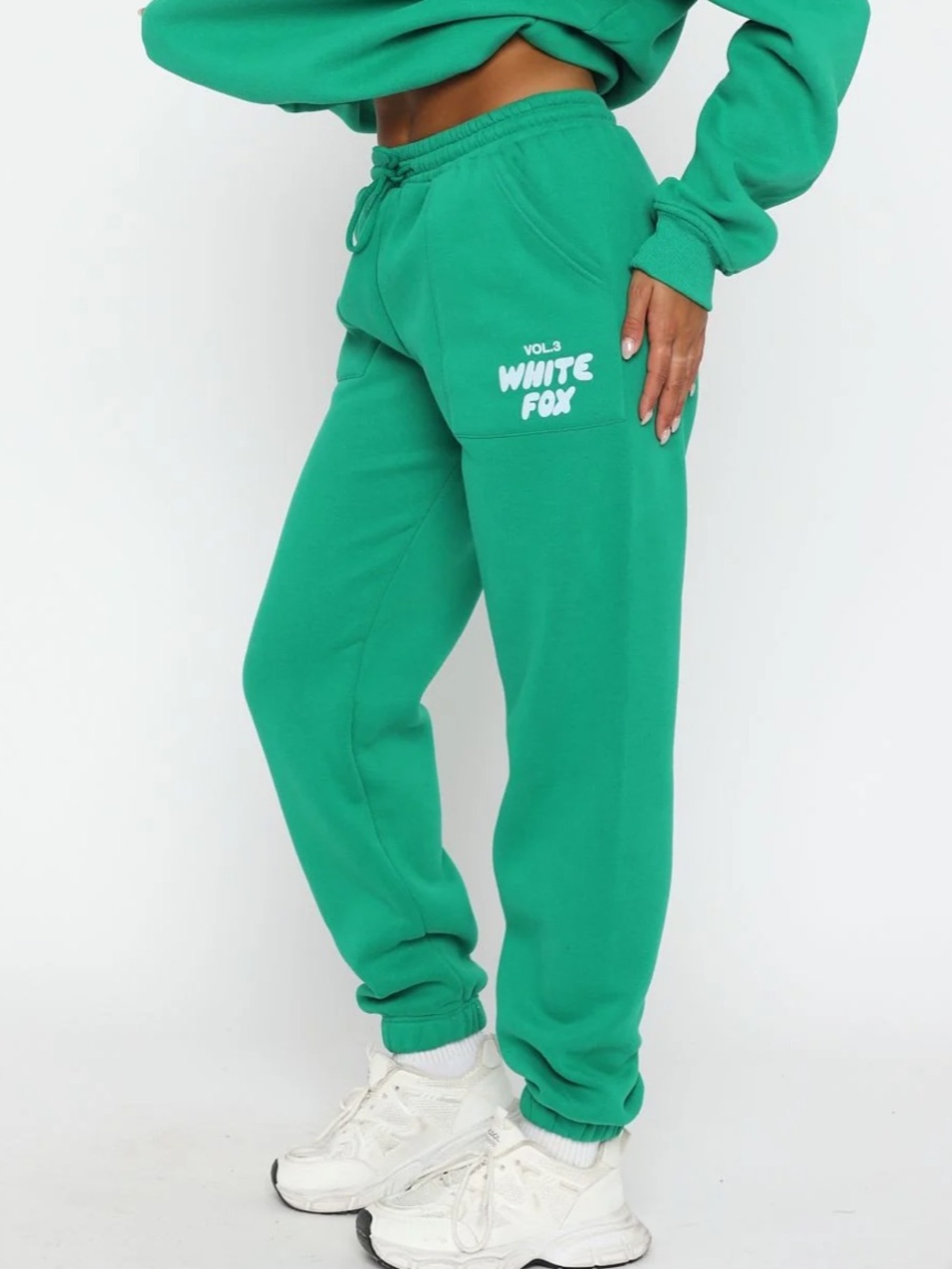 White Fox Offstage Sweatpants Amazon Green *flawed* XS